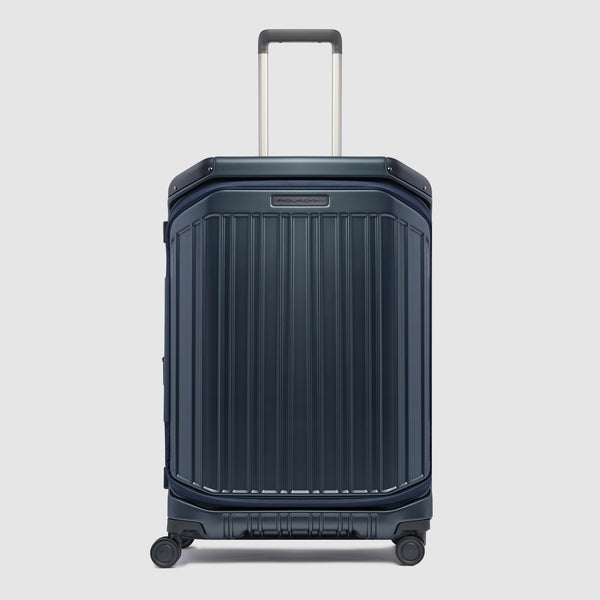 trolley medio rigido a 4 ruote BV7246PQL BLUO PIQUADRO 