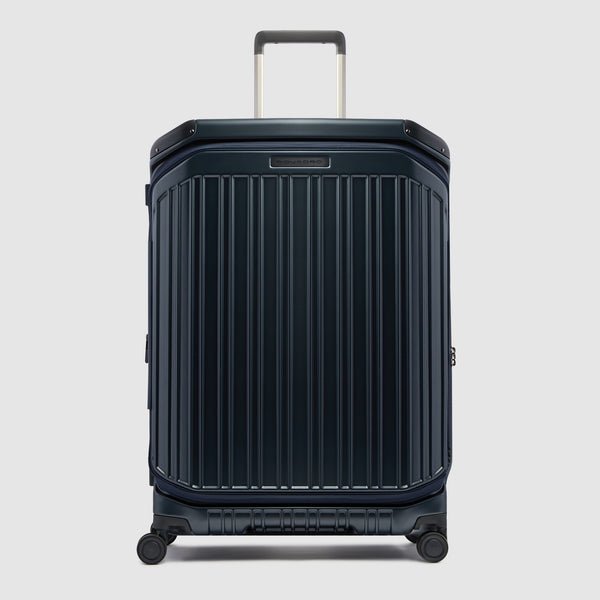 trolley large con doppia apertura BV7247PQL BLUO PIQUADRO 