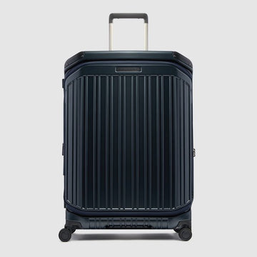 trolley large con doppia apertura BV7247PQL BLUO PIQUADRO 