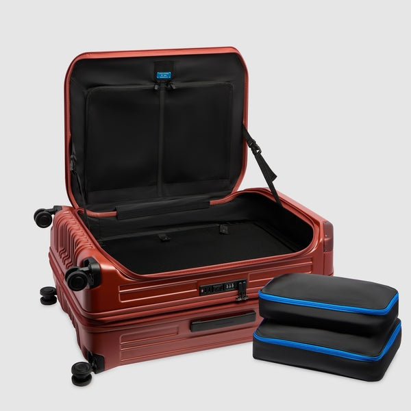 trolley large con doppia apertura BV7247PQL CUO PIQUADRO 