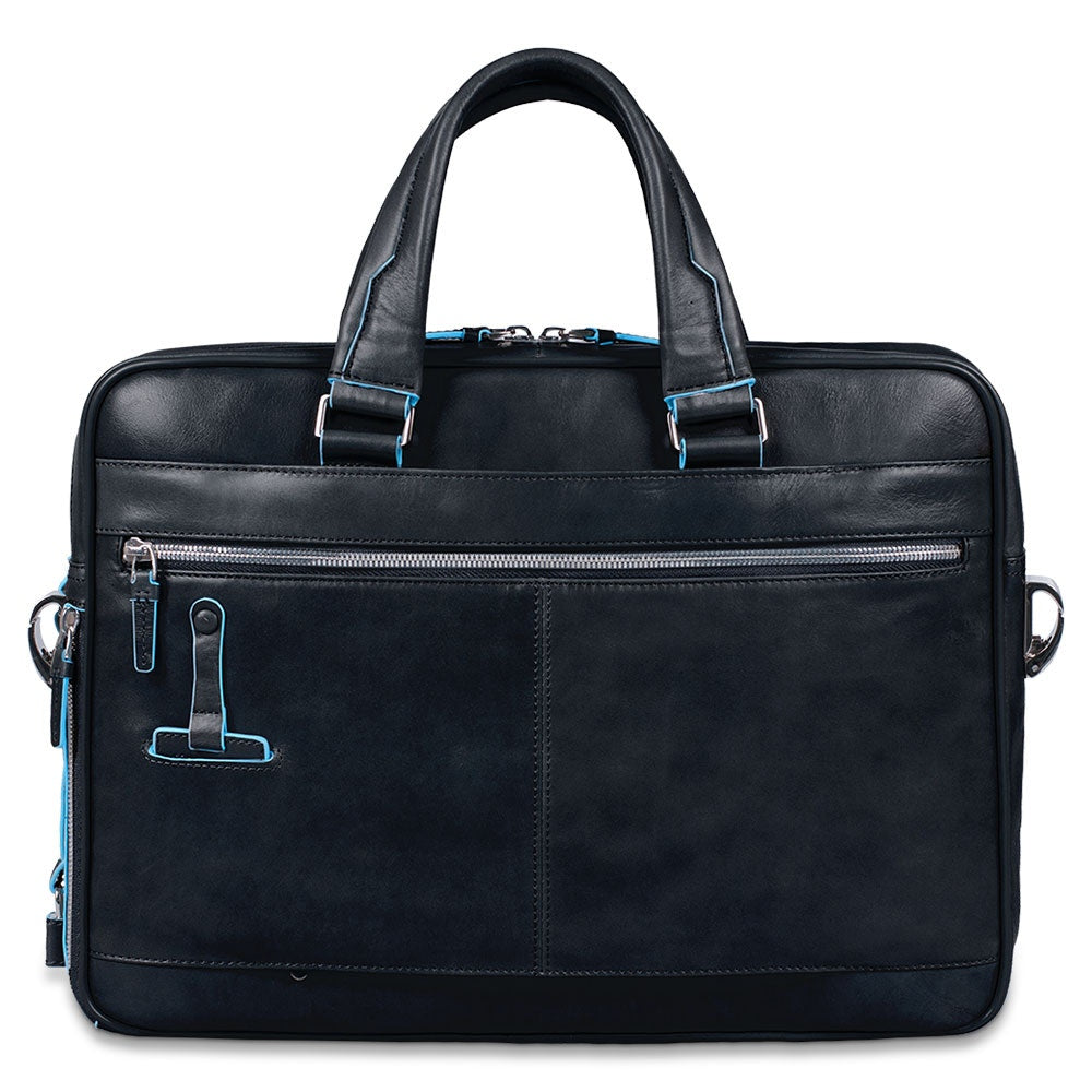 CARTELLA SOTTILE CON MANICI CA2849B2 BLU2 PIQUADRO 