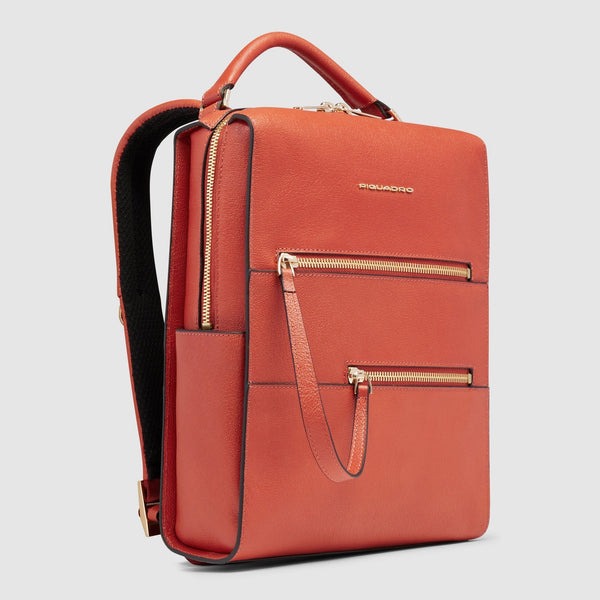 Zaino in pelle con doppia zip CA6771W140 AR PIQUADRO 