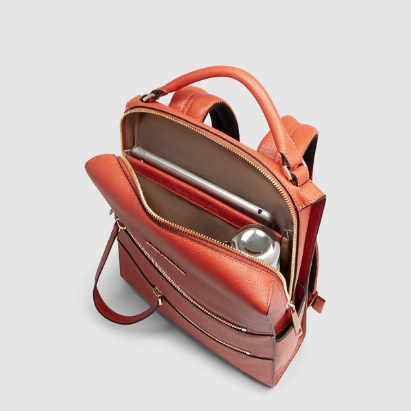 Zaino in pelle con doppia zip CA6771W140 AR PIQUADRO 
