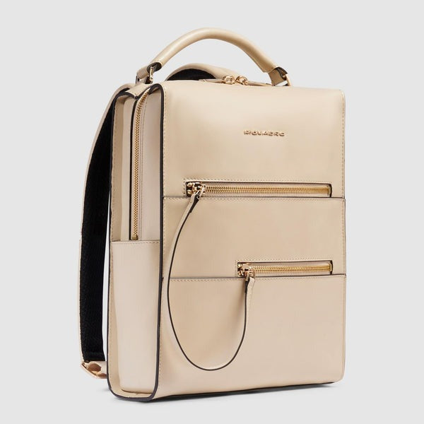 Zaino in pelle con doppia zip CA6771W140 BE PIQUADRO 