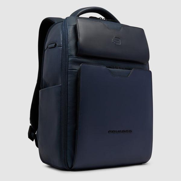 zaino in pelle CA6924S142 BLU PIQUADRO 