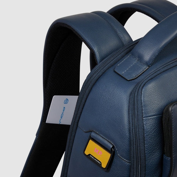 zaino in pelle CA6924S142 BLU PIQUADRO 