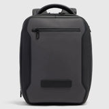 PIQUADRO zaino in gomma idrorepellente Nero
