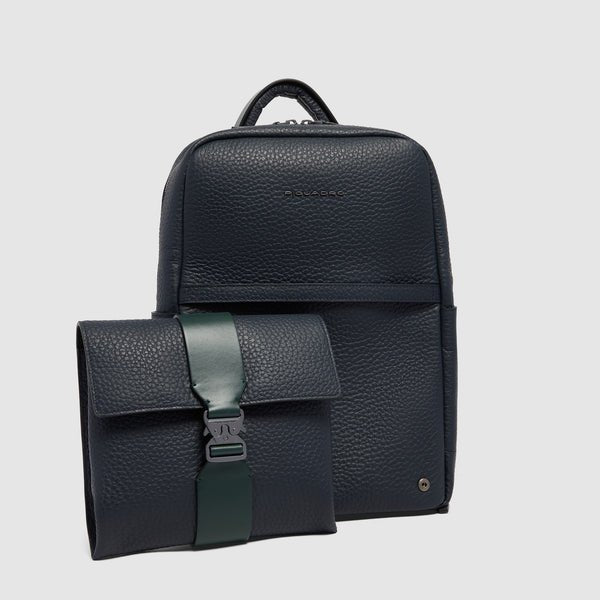 zaino porta pc 14 in pelle CA7262W151 BLUVE PIQUADRO 