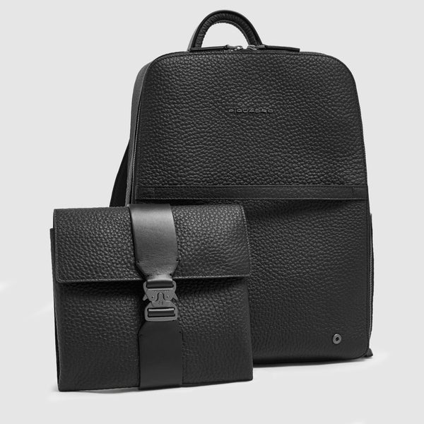 zaino porta pc 15,6 2 comparti in pelle CA7263W151 N PIQUADRO 