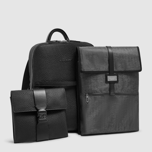 zaino porta pc 15,6 2 comparti in pelle CA7263W151 N PIQUADRO 