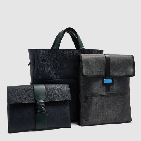 borsa tote bag a zaino CA7265W151 BLUVE PIQUADRO 