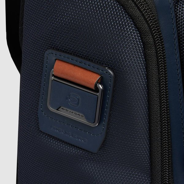 zaino porta pc 14 pelle e tessuto CA7278W150 BLU PIQUADRO 