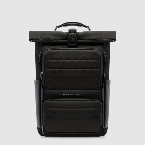 zaino porta pc 15,6 pelle e tessuto CA7280W150 N PIQUADRO 