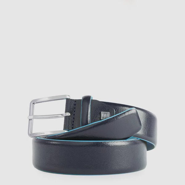 cintura in pelle con fibbia CU5258B2 BLU2 PIQUADRO 