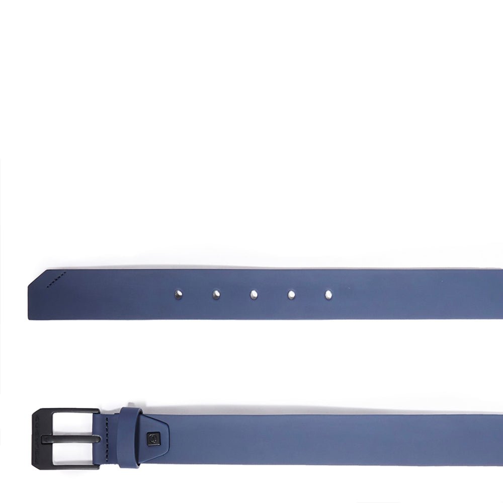 cintura made in italy con fibbia CU6671C2OW BLU PIQUADRO 