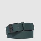 PIQUADRO cintura made in italy con fibbia Verde