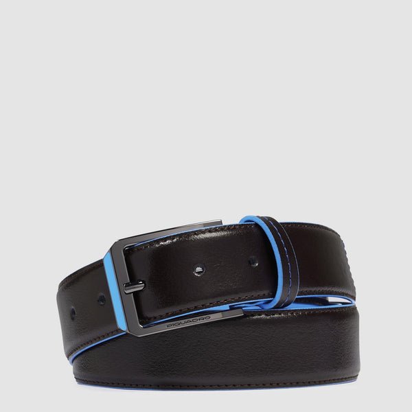 cintura in pelle con fibia ad ardiglione CU6743B2 MO PIQUADRO 