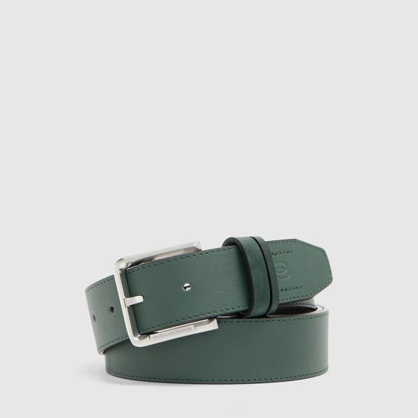 cintura uomo in pelle con fibbia ardiglione CU7213W144 VE PIQUADRO 