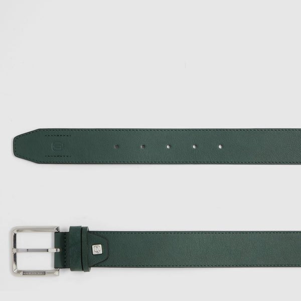 cintura uomo in pelle con fibbia ardiglione CU7213W144 VE PIQUADRO 