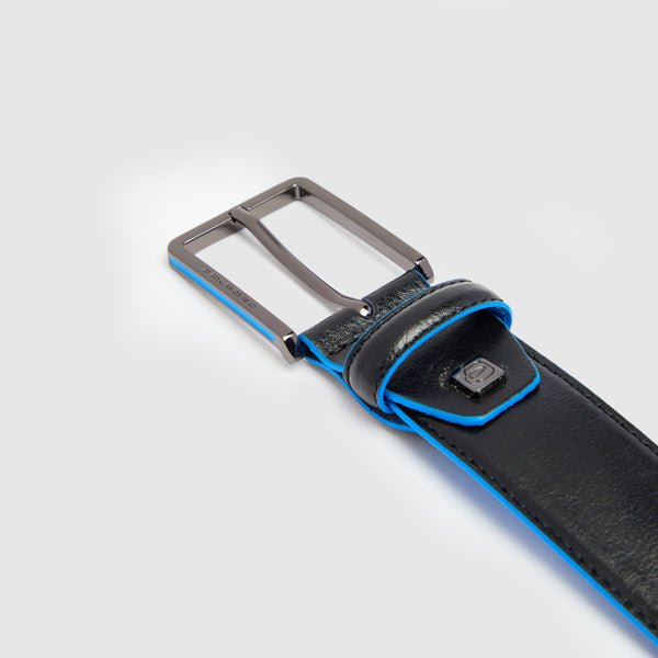 cintura uomo in pelle con fibbia CU7421B2 N PIQUADRO 