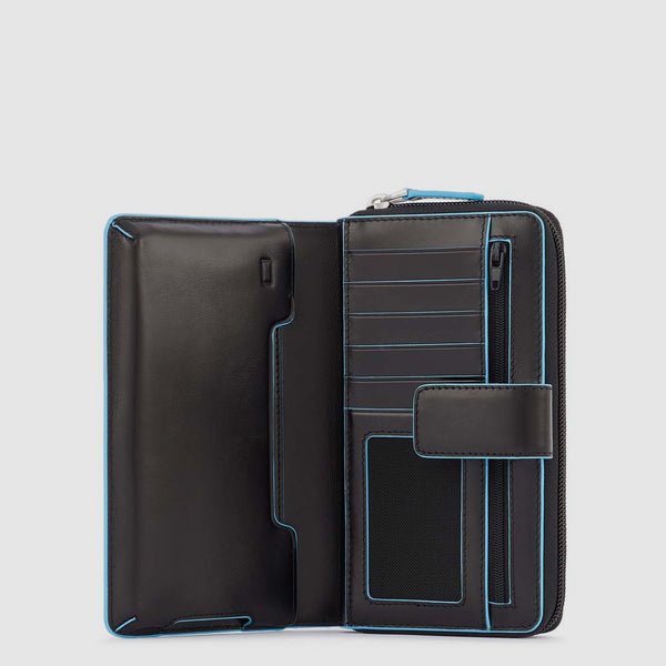 portafogli in pelle donna PD1354B2R N PIQUADRO 