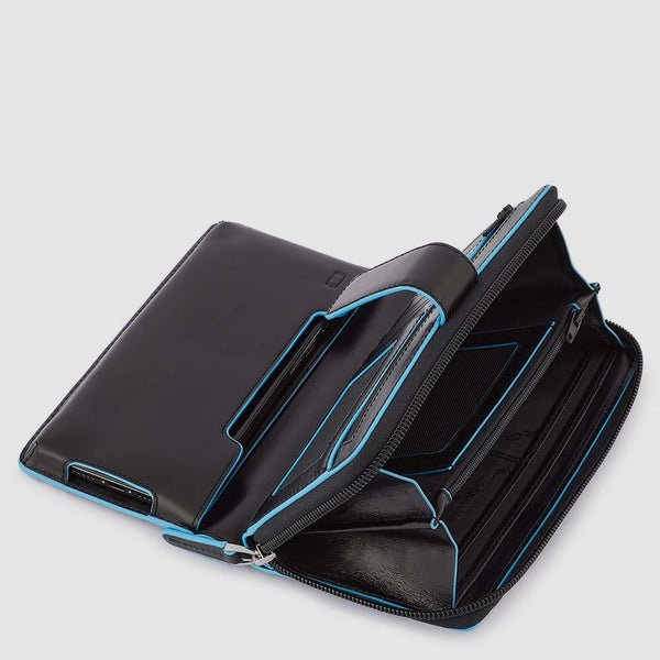portafogli in pelle donna PD1354B2R N PIQUADRO 
