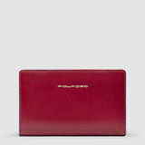 PIQUADRO portafoglio donna con portamonete Rosso