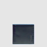 PIQUADRO portafoglio con ferma banconote Blu
