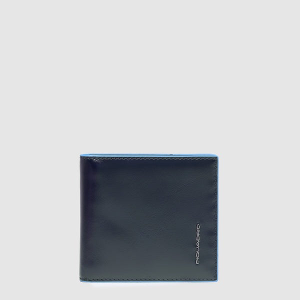 portafoglio con ferma banconote PU1666B2R BLU2 PIQUADRO 