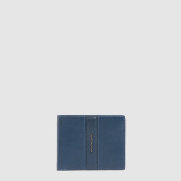portafoglio victor con porta monete PU4188W143R BLU PIQUADRO 
