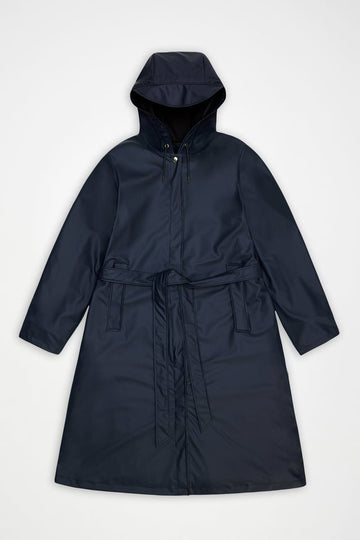 Impermeabile a-line longer 12040 NAVY RAINS 