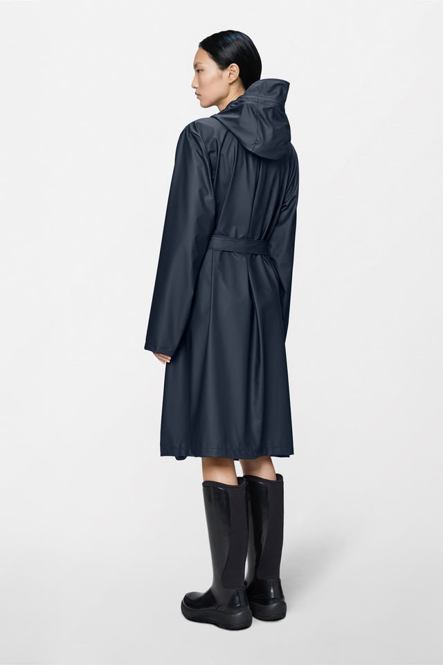 Impermeabile a-line longer 12040 NAVY RAINS 