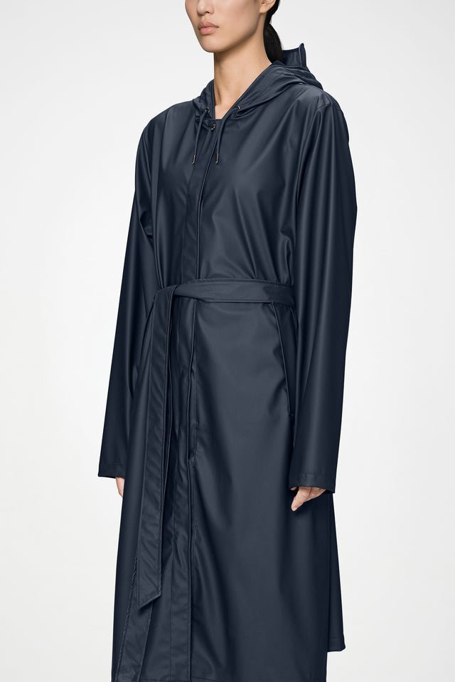 Impermeabile a-line longer 12040 NAVY RAINS 