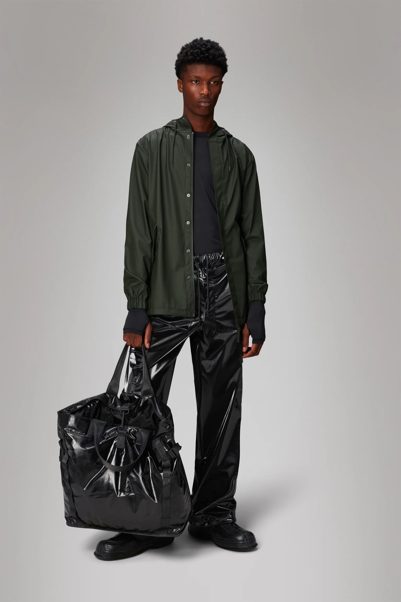 Fishtail jacket impermeabile 18010 GREEN RAINS 