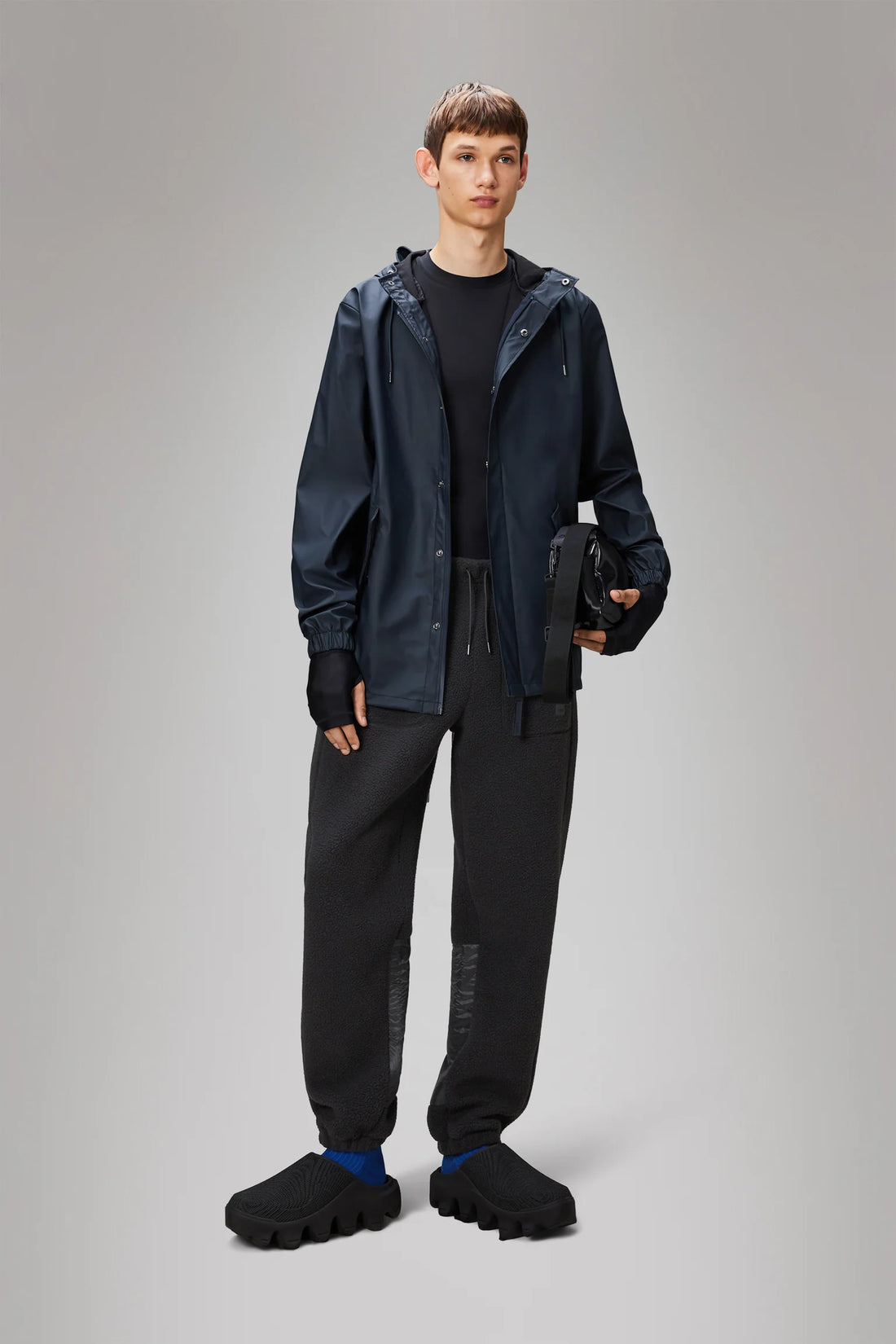 Fishtail jacket impermeabile 18010 NAVY RAINS 