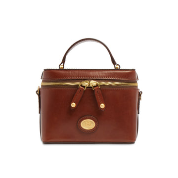 bauletto in pelle con tracolla 04540601 14 THE BRIDGE 