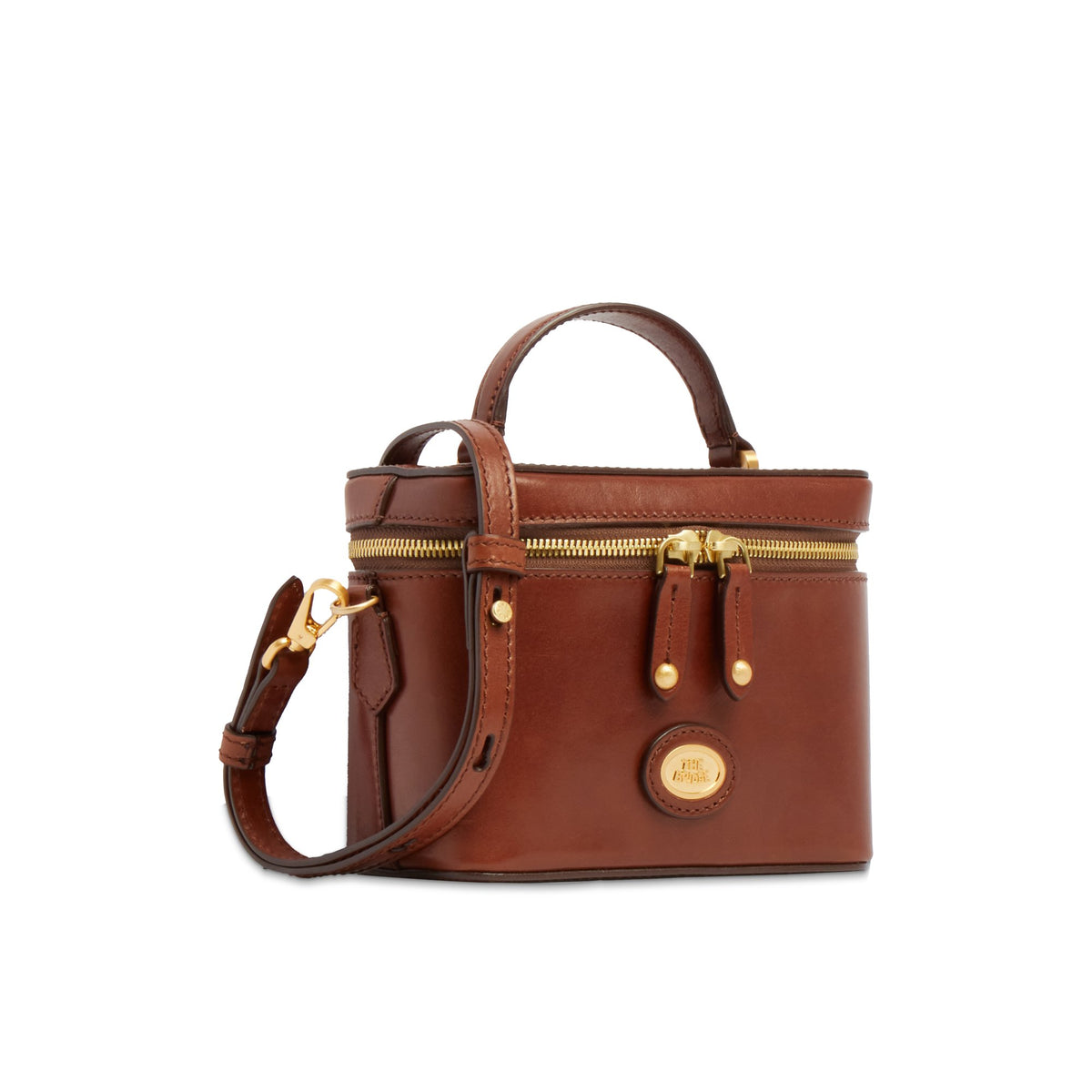 bauletto in pelle con tracolla 04540601 14 THE BRIDGE 