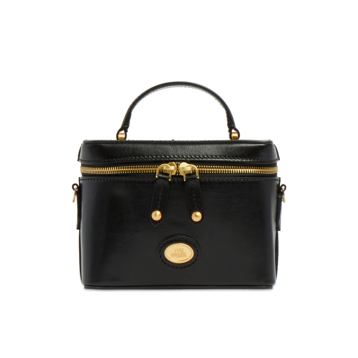 bauletto in pelle con tracolla 04540601 30 THE BRIDGE 