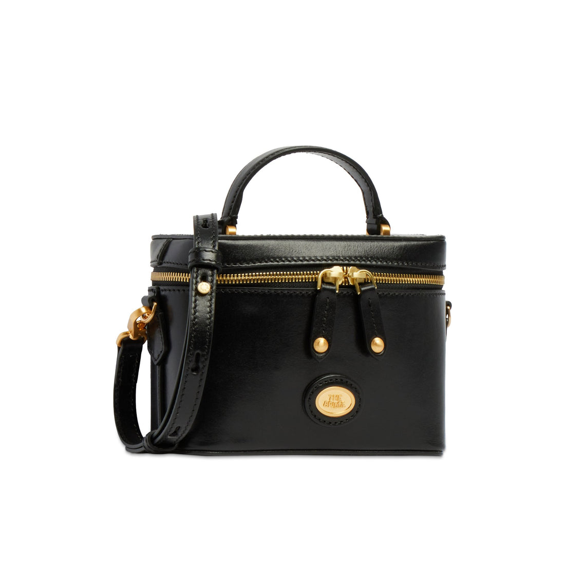 bauletto in pelle con tracolla 04540601 30 THE BRIDGE 