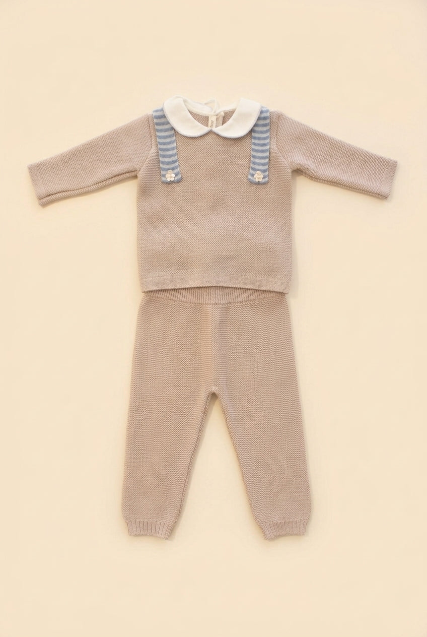 completino con orsetto 521 CIELO-SABBIA BABY LORD 