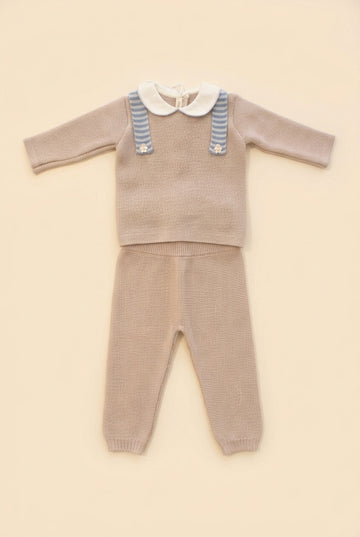 completino con orsetto 521 CIELO-SABBIA BABY LORD 
