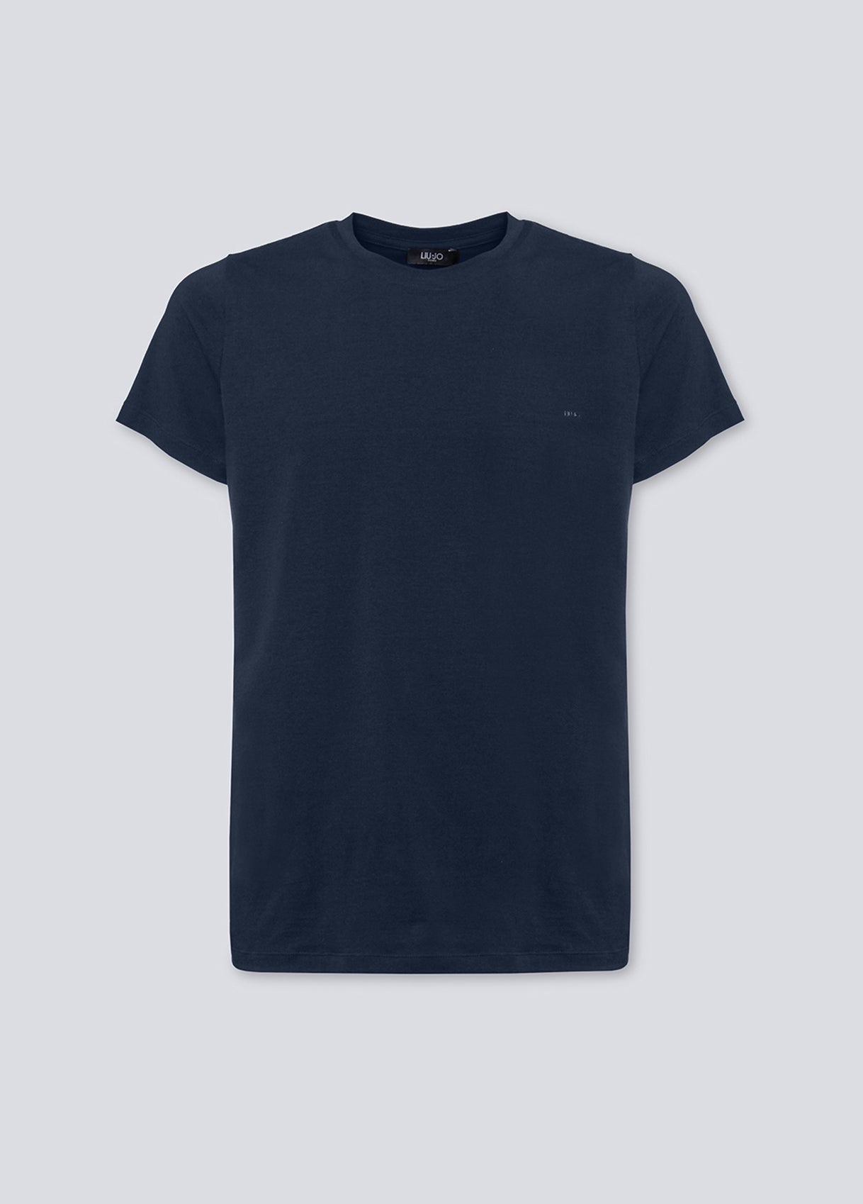 t-shirt maniche corte con logo M000P204 DK BLUE liU JO 