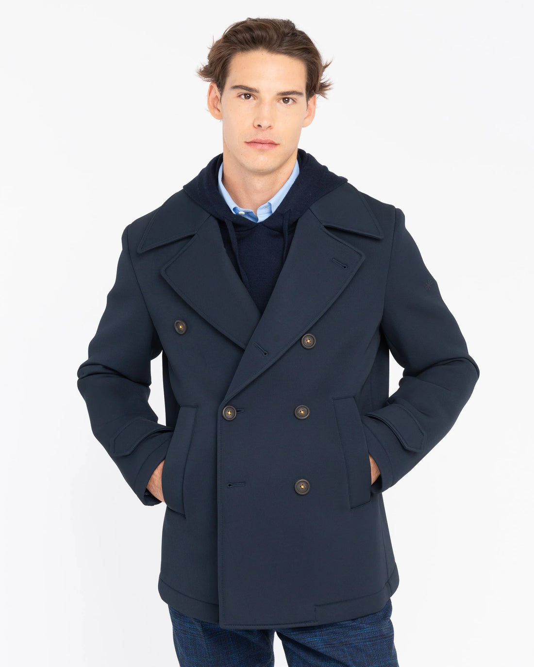peacoat in jersey tecnico 3732H8428C 243921 89 MANUEL RITZ 