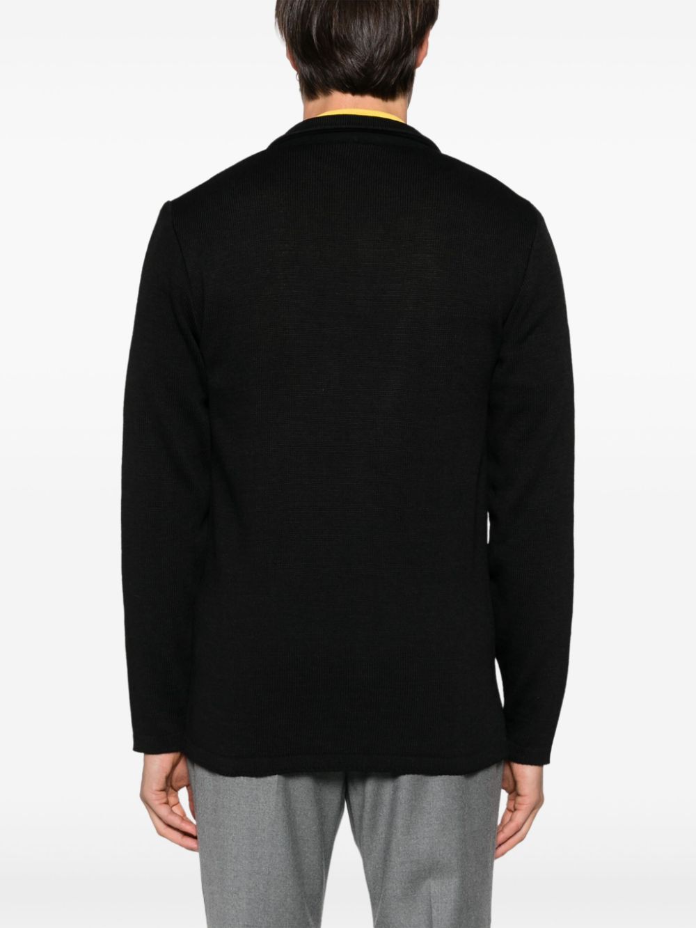 giacca in maglia con logo 3732M590 243771 99 MANUEL RITZ 