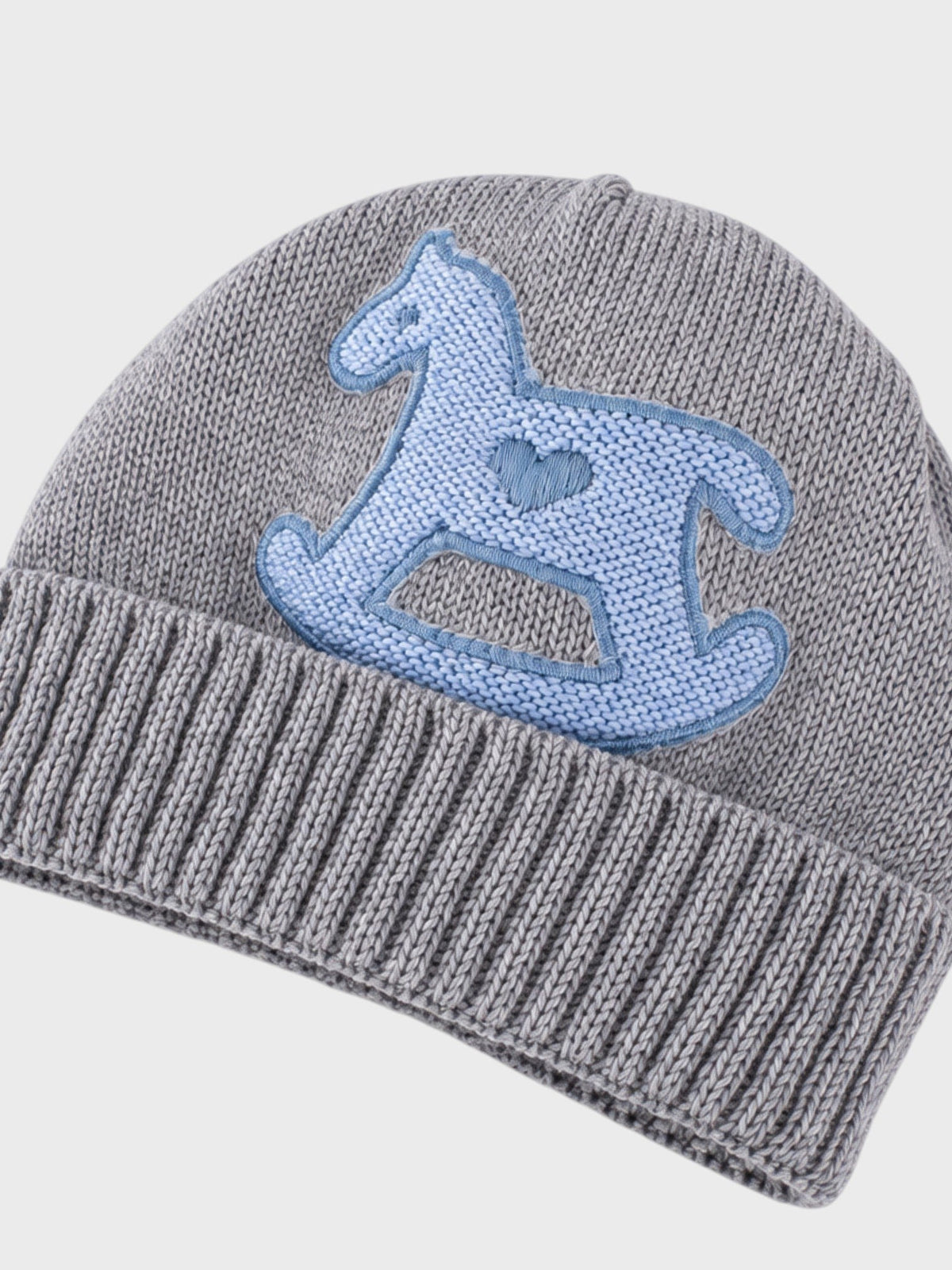 cappellino cavallo in lana 602 GRIGIO-CAPRI BABY LORD 