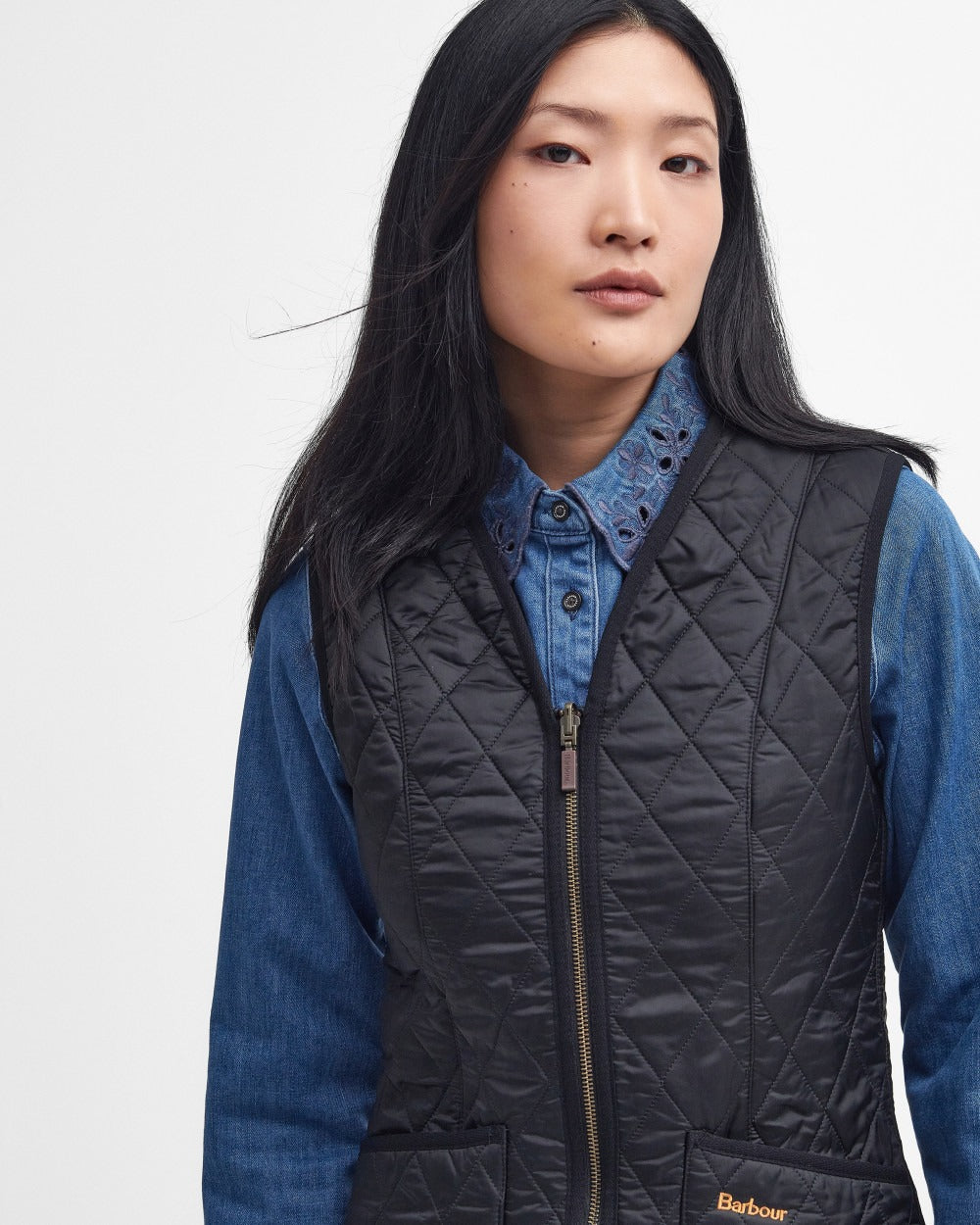 gilet in pile betty LLI0003 LLI BK11 BARBOUR 