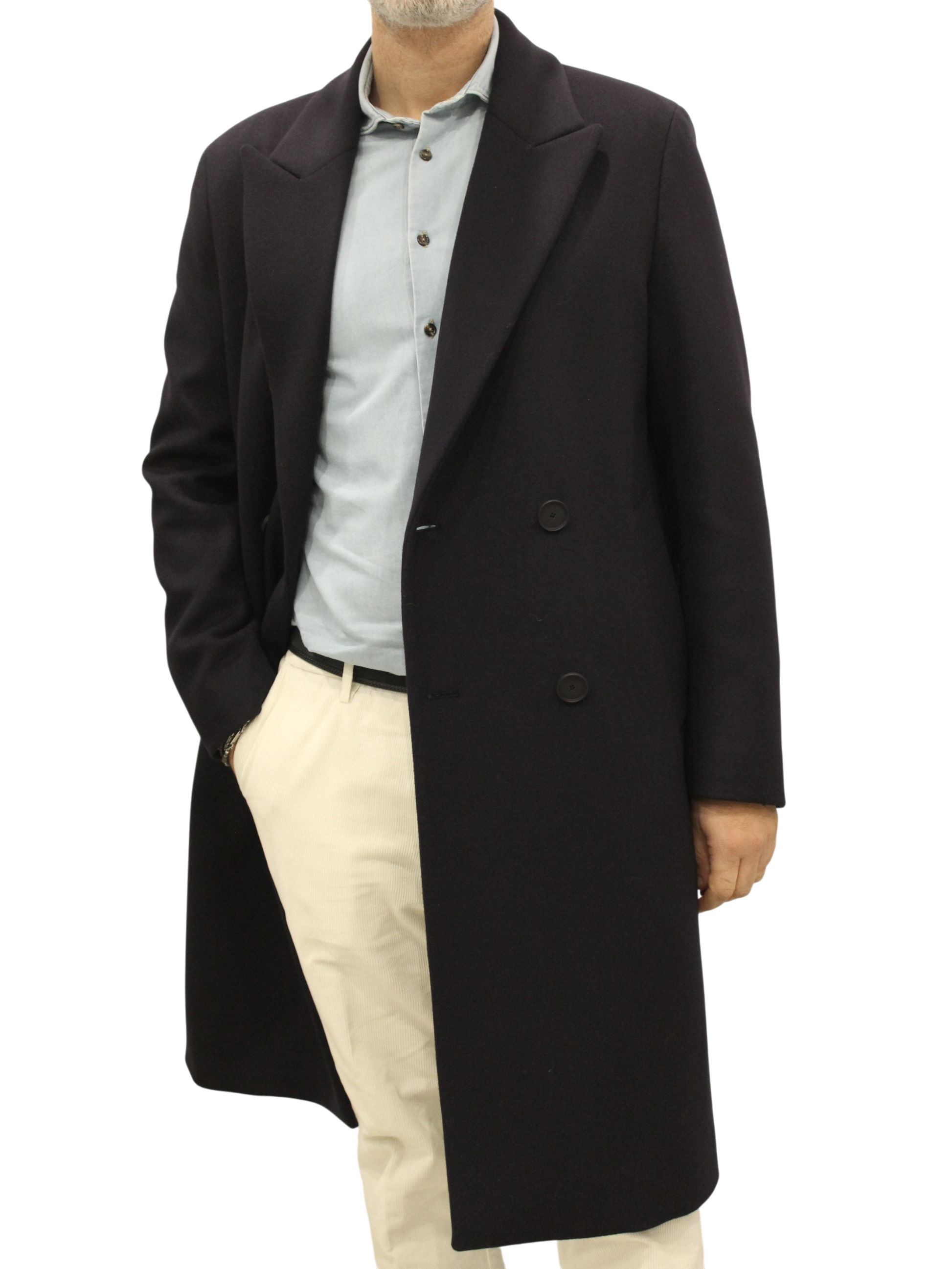 cappotto doppiopetto in lana 3932C4001 253697 89 MANUEL RITZ 