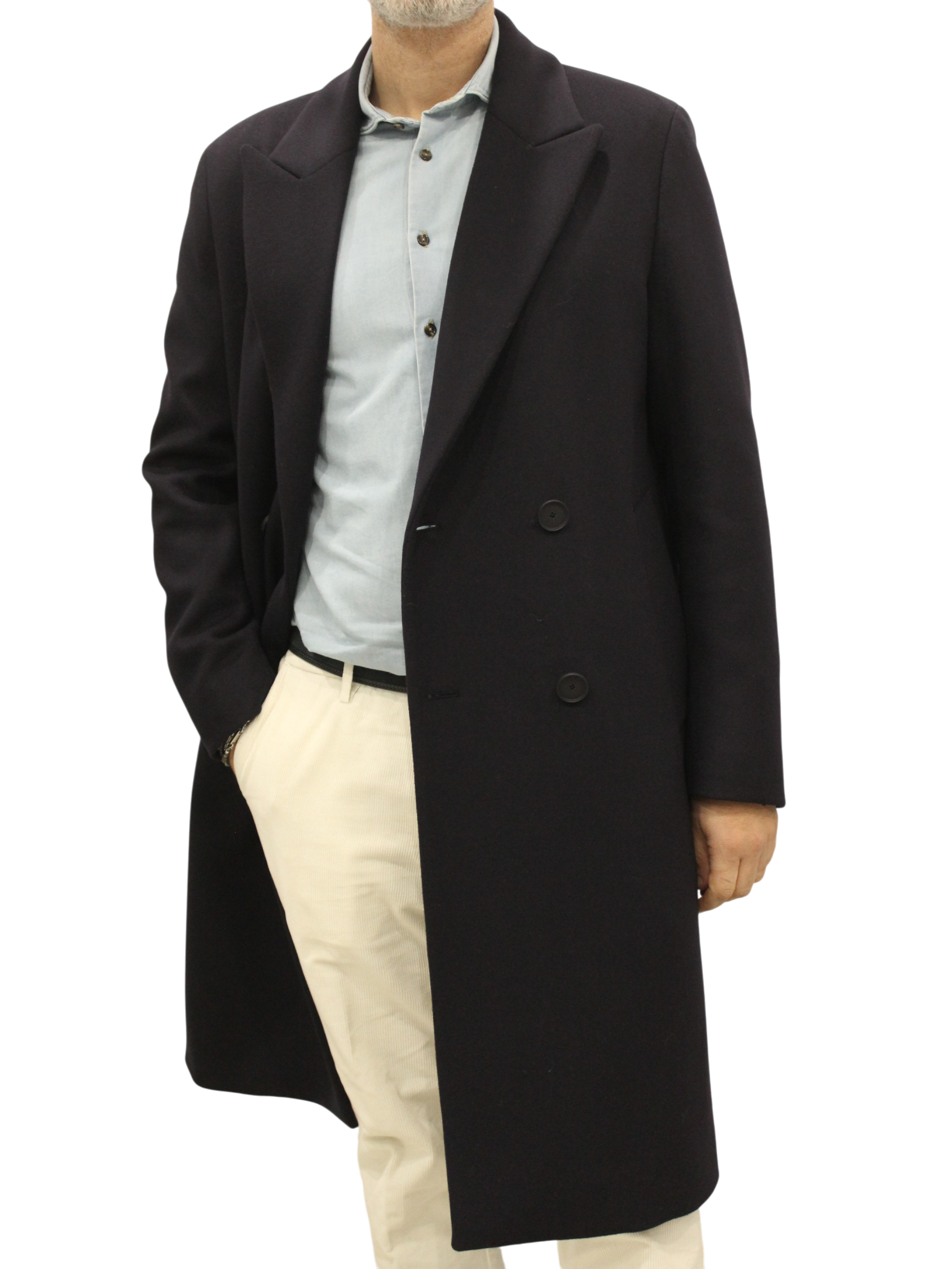 cappotto doppiopetto in lana 3932C4001 253697 89 MANUEL RITZ 