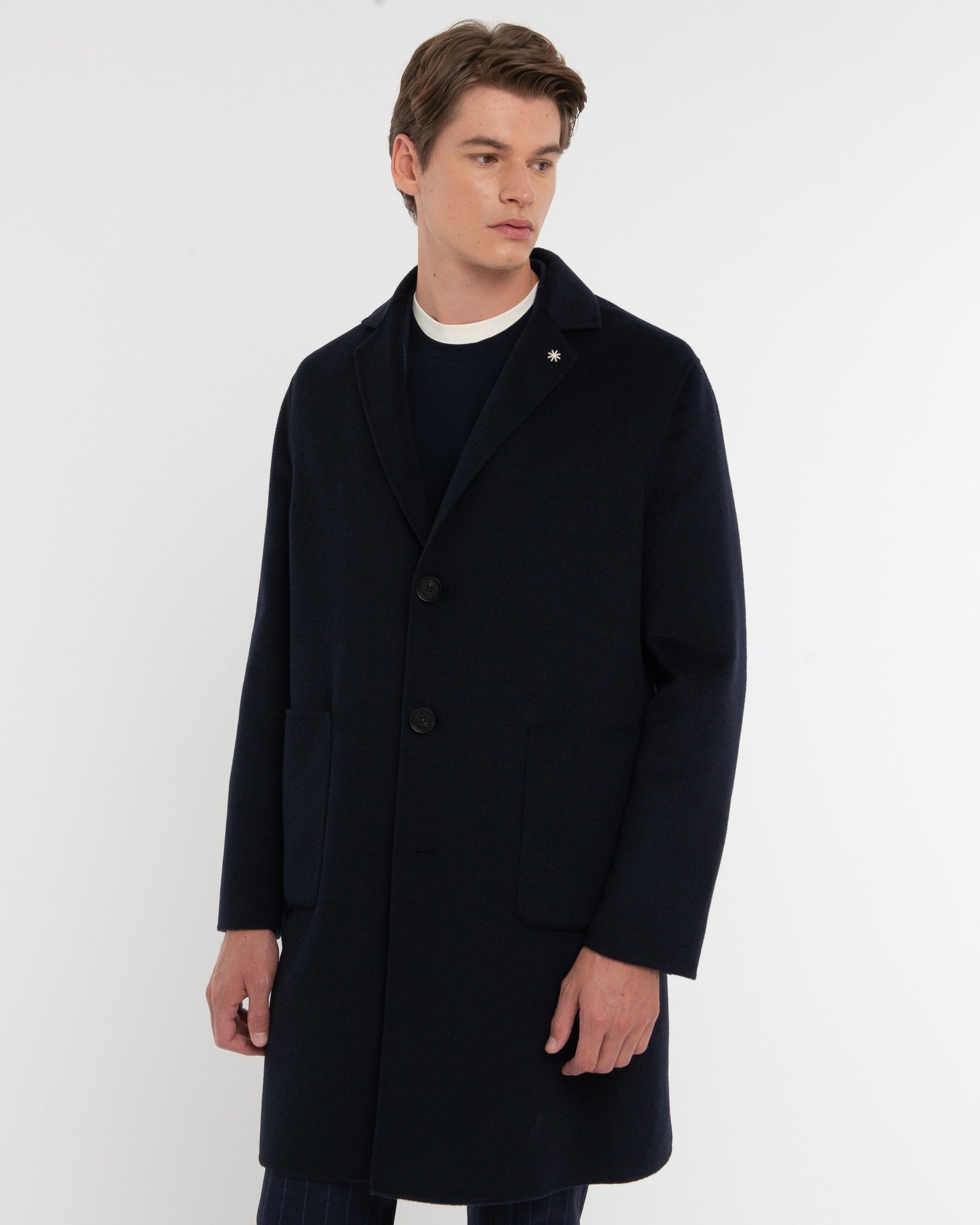 cappotto panno double misto lana 3932C4901C 253766 89 MANUEL RITZ 