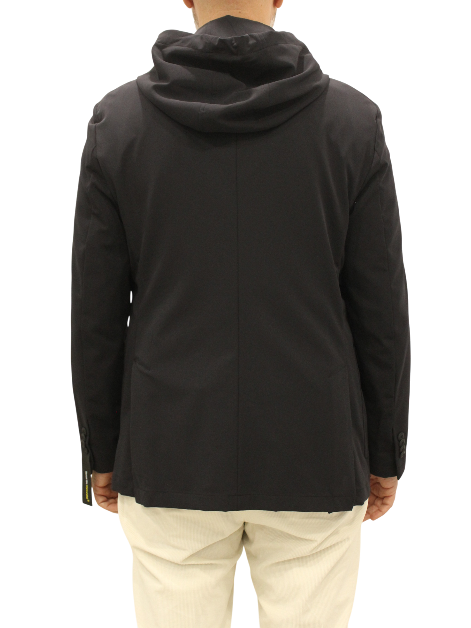 giacca in tessuto tecnico con cappuccio 3932G5003C 253759 99 MANUEL RITZ 